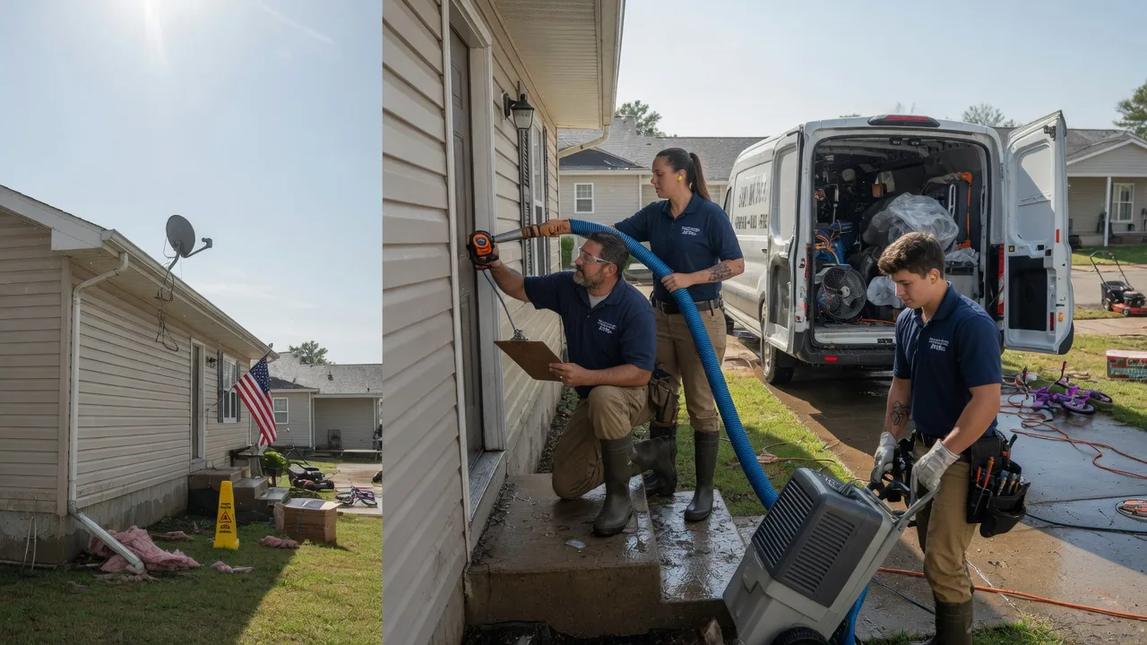 Ceiling Water Damage Restoration in Alderson, WV near me